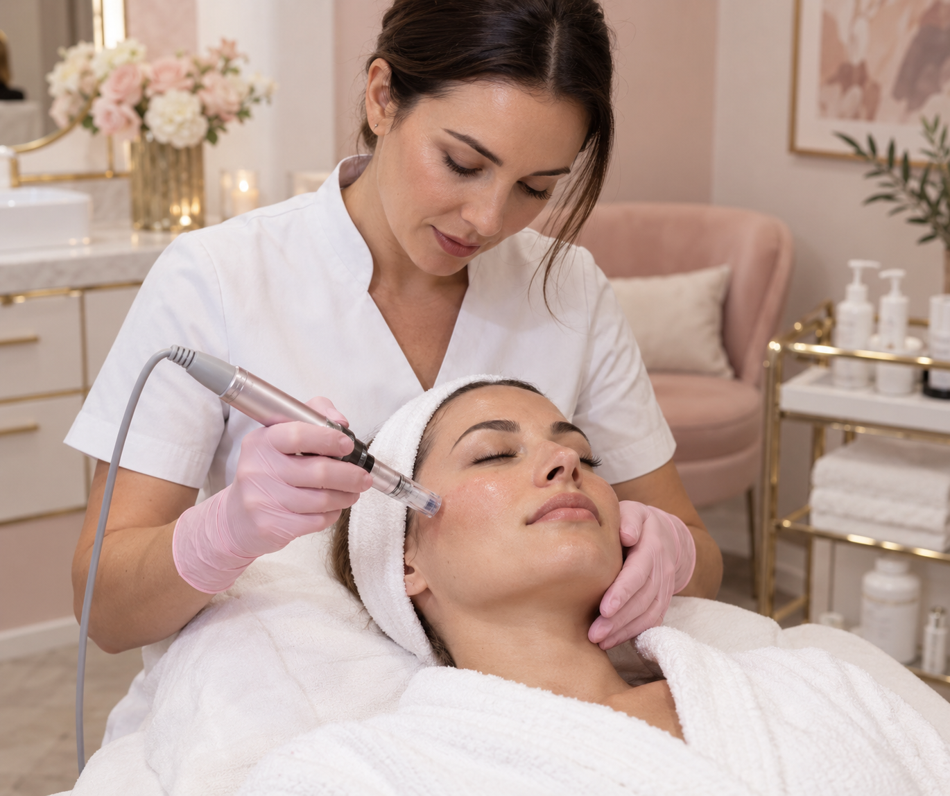 Dermaplaning treatment